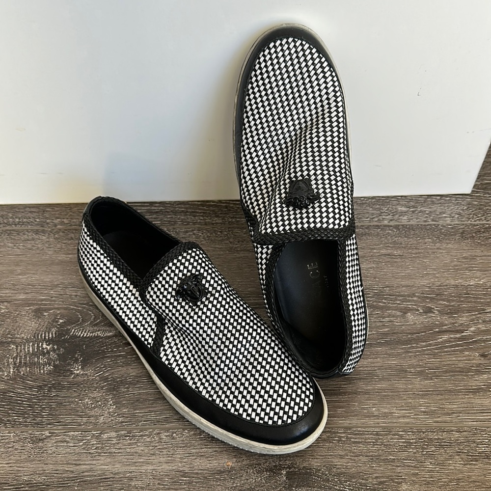 VERSACE slip on shoes mens